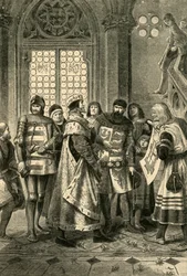 Duque Rudolf IV como fundador da Catedral de Estêvão, c1360, 1890.