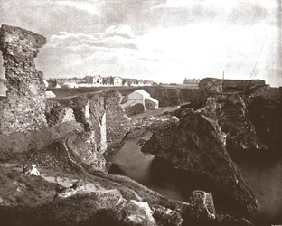 Castelo de Dunbar, East Lothian, Escócia, 1894.