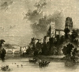 Catedral de Durham do sudoeste, 1898.