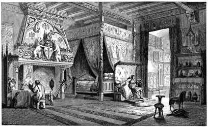 Habitação de um senhor do século XIV, 1870