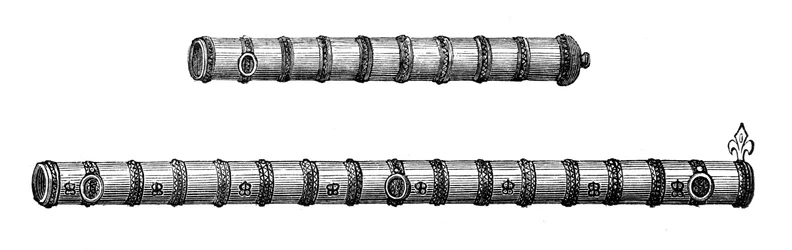 Primeiros modelos de canhão, a Torre de Londres, 1870