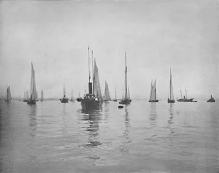 Amanhecer na Baía de Nova York, c1897.