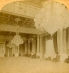 Sala do leste nos presidentes mansão, Washington, DCUSA, 1900.