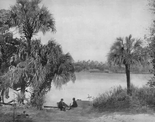 Eau Gallee, Indian River, Flórida, c1897.