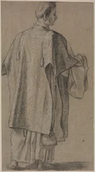 Eclesiástico visto de trás, c. 164548.
