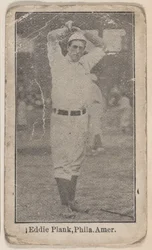 Eddie Plank, Filadélfia, Liga Americana, do conjunto de jogadores de beisebol W500, ca. 1915.