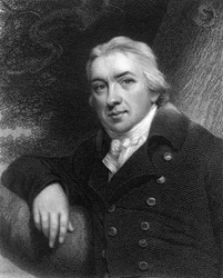 Edward Jenner, médico inglês, 1837