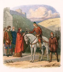 Eduardo, o Mártir, rei inglês do século X, c1860