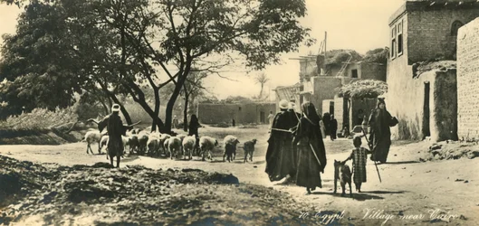 Egito - vila perto do Cairo, c1918-c1939.
