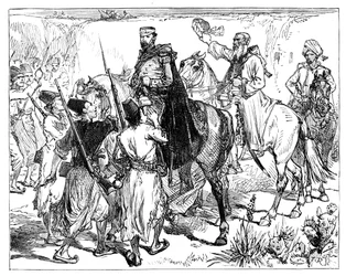Eldred Pottinger em Herat, Afeganistão, c1837, 1900