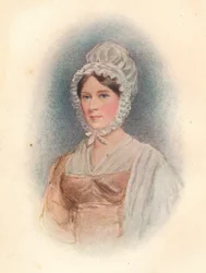 Elizabeth Gurney b1790, aos 27 anos de idade por volta de 1817