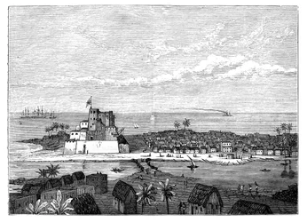 Elmina, Costa Dourada, África Ocidental, c1890