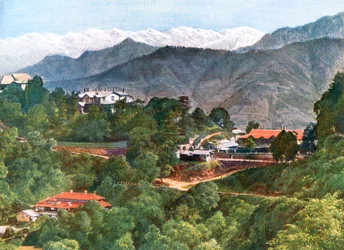 Elysium Hill, Simla, Índia, início do século XX