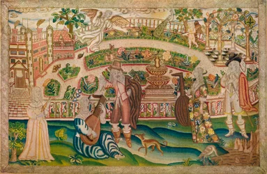 Imagem bordada, século XVII, 1929
