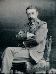 Emile Claus, de uma fotografia, c1899