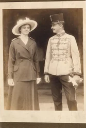 Imperador Carlos I da Áustria 1887-1922, com a Imperatriz Zita.