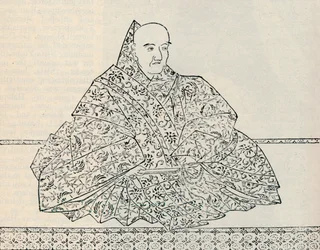 Imperador Go-Uda do Japão, em cujo reinado a Armada Mongol foi destruída, 1907