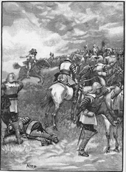 Guerras civis inglesas: Batalha de Naseby, Northamptonshire, 14 de junho de 1645