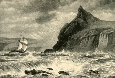 Entrada ao porto de Fowey, 1898.