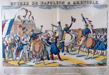 Entrada de Napoleão em Grenoble, março de 1815, século XIX