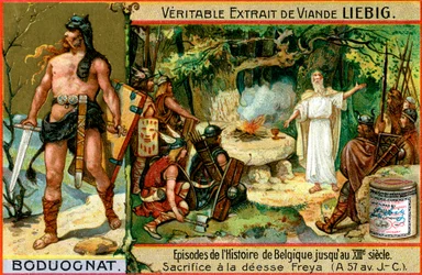 Episódios da história da Bélgica até o século XIII: Boduognatus, c1900