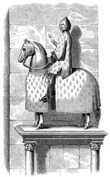 Estátua equestre do rei Filipe le Bel, 1575 1849