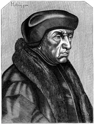 Erasmus 1469-1536, humanista e teólogo holandês, século XVI 1849