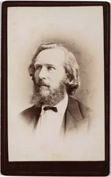 Ernst Haeckel, naturalista alemão, c 1860s