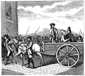 Escolta pelos militares para torturar, 1885