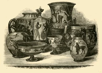 Vasos etruscos, 1890.