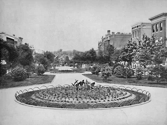 Lugar de Eutaw que olha o norte, Baltimore, Md., C1897.