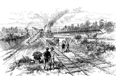Escavando o Canal do Panamá, 1888