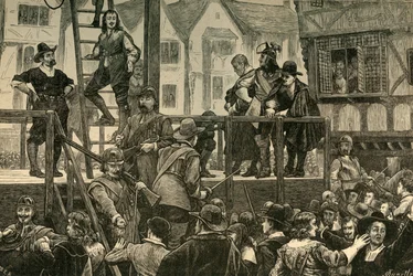 Execução de Tomkins e Challoner, 1897.