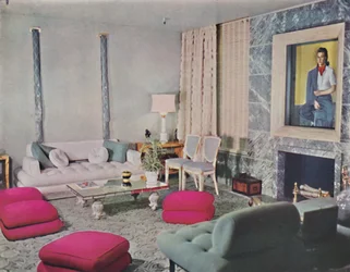 Sala de exposições organizada por Pahlmann, 1942.