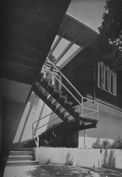 Exterior - Casa em Fairfax, Califórnia, por Francis Ellsworth Lloyd, 1942
