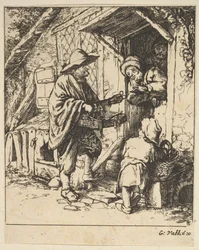 Comerciante de óculos, 1610-85.