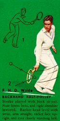 FHD Wilde - Meia Voleio de Backhand, c1935.