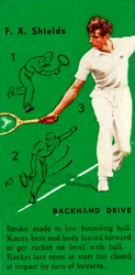 FX Shields - Backhand Drive, c1935.