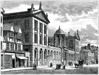 Fachada do Queens College, Universidade de Oxford