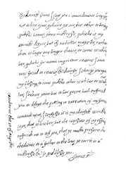 Fac-símile de uma carta, datada de 10 de agosto de 1623, 1904