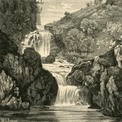 Queda no vale dos diabos, 1898.