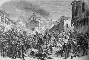 Queda de Lucknow, c1880