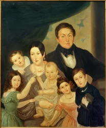 Retrato de uma família Johann von Liebieg