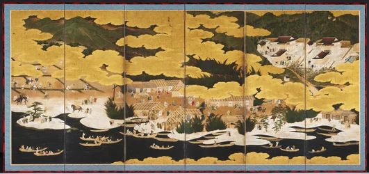 Vistas famosas de Omi, 1660s-90s.