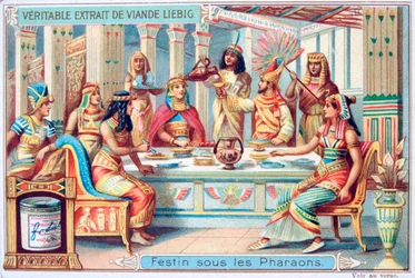 Festa na época dos faraós, Egito antigo, c1900