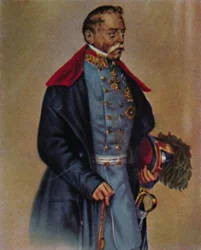 Marechal de Campo Graf Radetzky 1766-1858. - Pintura de Kriehuber, 1934.