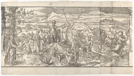 Festa da Lua Nova do friso Ces Moeurs et fachons de faire de Turcz Customs ..., 1553.