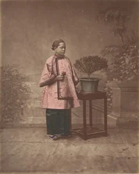 Garota de Xangai, década de 1870.