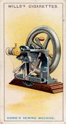 Primeira máquina de costura com ponto de bloqueio, [1915]