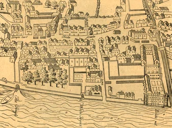 Rua da frota, o templo, etc., 1897.